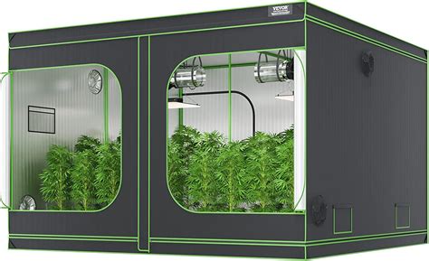 Amazon.com: VEVOR 10x10 Grow Tent, 120'' x 120'' x 80'', High ...