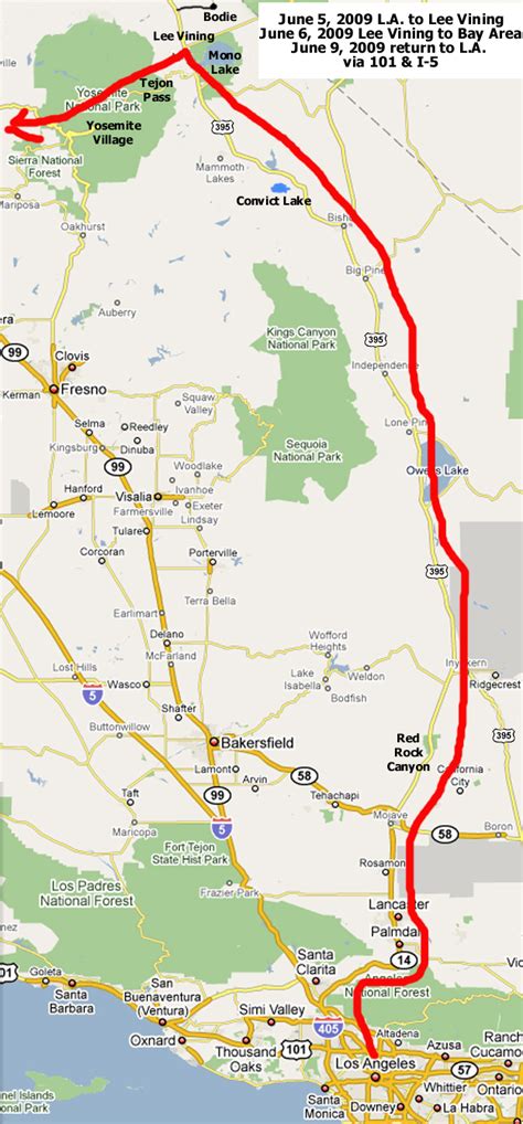 Map Of Highway 395 - What Is A Map Scale