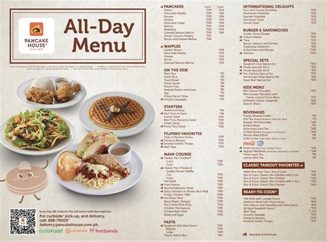 Menu at Pancake House SM City Taytay restaurant, Taytay, SM Taytay