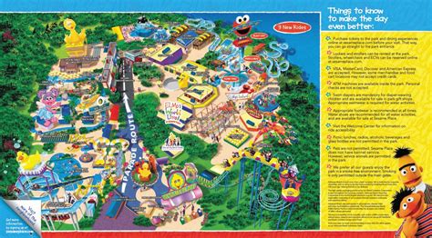 Theme Park Brochures Sesame Place Brochure 2007 | Theme Park Brochures