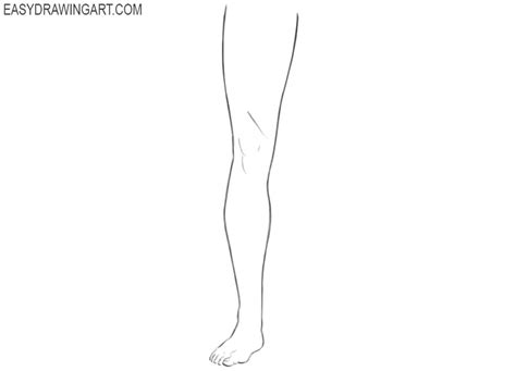 How To Draw Knees Easy