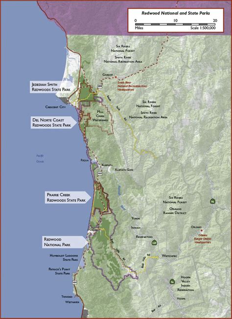 Camping Info: Trails and Maps - Redwood National Park