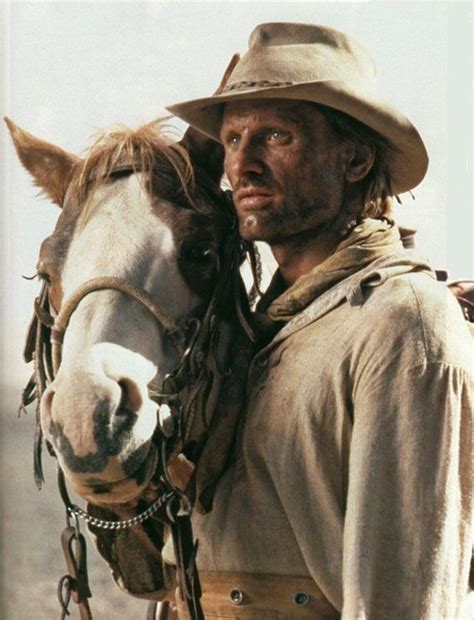 Viggo Mortensen & one of the horses portraying Hidalgo. Mortenson ...