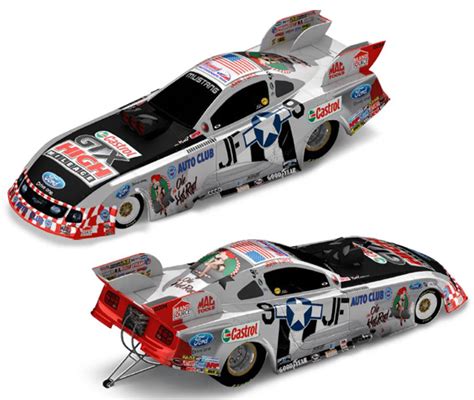 2010 John Force - Castrol GTX / American Warbird NHRA Diecast