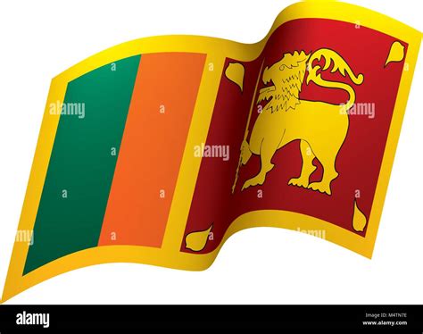 Sri Lanka flag, vector illustration Stock Vector Image & Art - Alamy