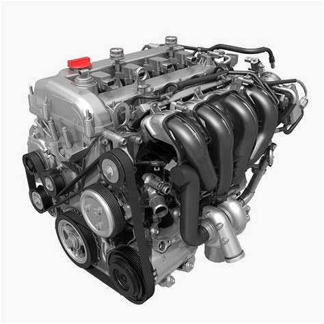 Car 4 Cylinder Engine 01 3D | CGTrader