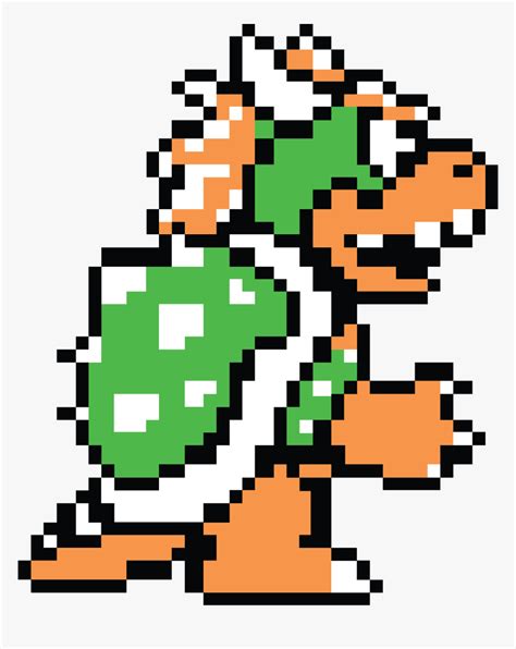 Bowser Pixel Art Mario Bros 3 – Novalena