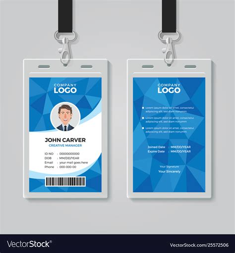 Id card template - lasopaalive