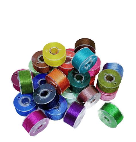 60 Color Prewound Embroidery Bobbins Embroidery Thread Bobbins