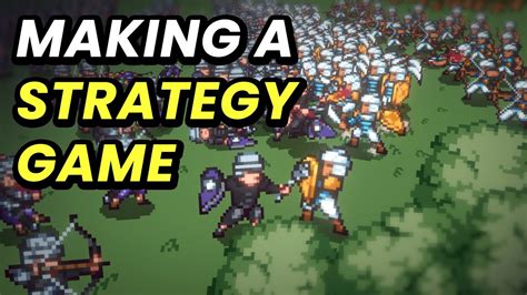 Making a Strategy Game (It's Really a Tactics Game) - YouTube