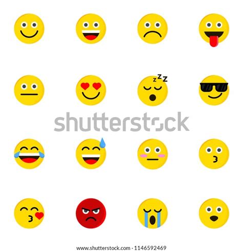 Emotion Icon Symbol Logo Sign Vector Stock Vector (Royalty Free) 1146592469