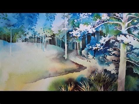 Invented Landscape Part 2 Using Negative Painting | Landscape paintings ...