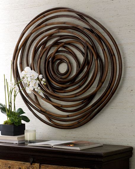 Palecek Wood Swirl Wall Decor