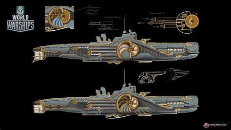 Slideshow: World of Warships - Submarine Concept Art