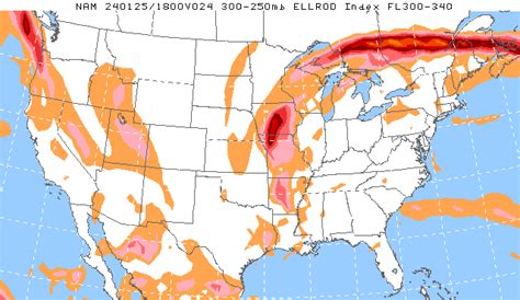 Clear Air Turbulence Maps - Turbulence Forecast