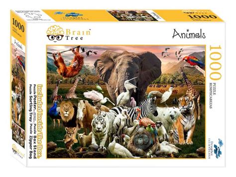 Animal Jigsaw Puzzles 1000 Piece | StackSocial