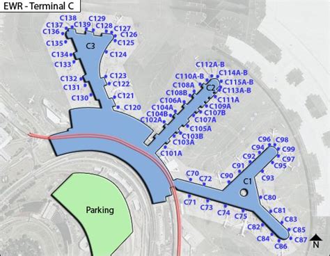 Ewr Terminal Map | World Map 07