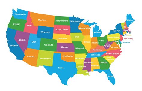 Acquire United States Map States Free Vector - Www