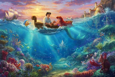 Thomas Kinkade Disney Paintings Value / Enter the world of the painter ...