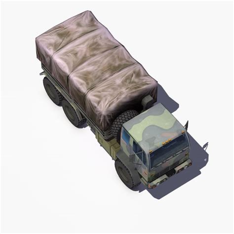 3d m1083 army truck mtv model