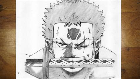 How to Draw Zoro | One Piece! | Step By Step Easy | Tutorial - YouTube