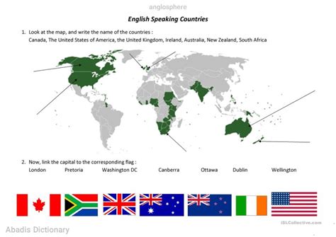 anglosphere - معنی در دیکشنری آبادیس