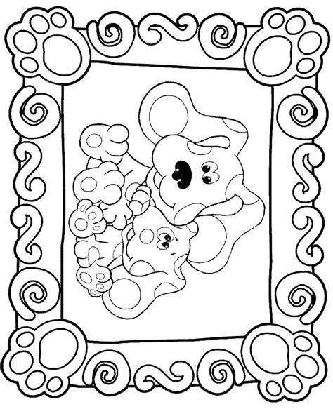 Blues Clues Magenta Coloring Pages