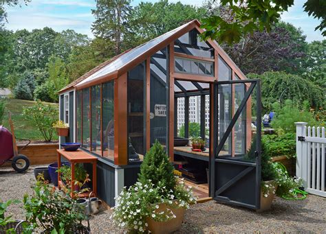 Custom 8x14 Shed Greenhouse Combo in Wrentham, MA - Outdoor Personia