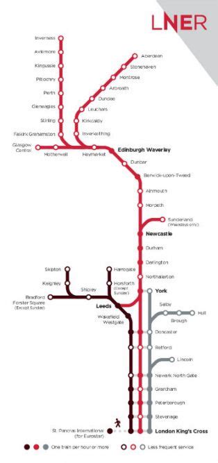 North East Railway Map