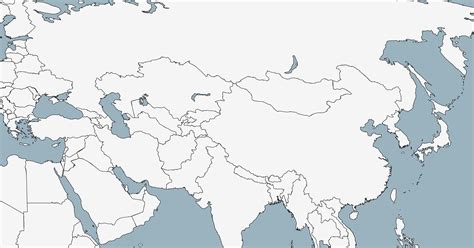 Map Of Europe And Asia With Countries Labeled | Map of Atlantic Ocean Area