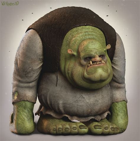 Shrek, Wil Hughes on ArtStation at https://www.artstation.com/artwork ...