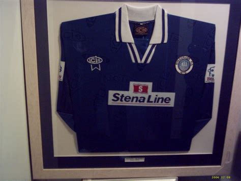 Stranraer Home football shirt 2001 - 2004.