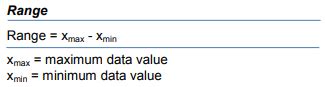 Statistics Engineering Formulas