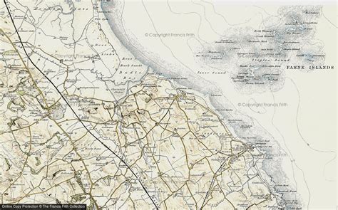 Old Maps of Bamburgh Castle, Northumberland - Francis Frith