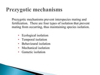 Speciation | PPT | Free Download