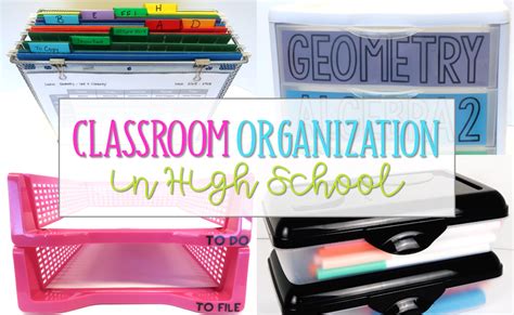 Classroom Organization in High School - Busy Miss Beebe