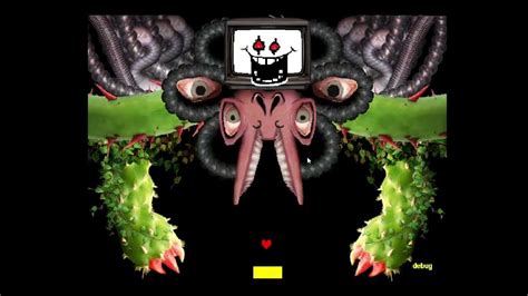 Omega Flowey Boss Fight first try - YouTube