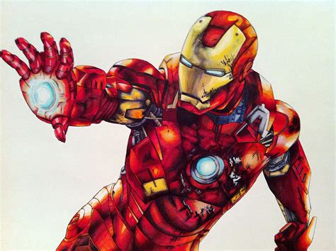 Iron Man drawn by Greg Kuhl. Amazing artist. | Iron man drawing, Artist ...