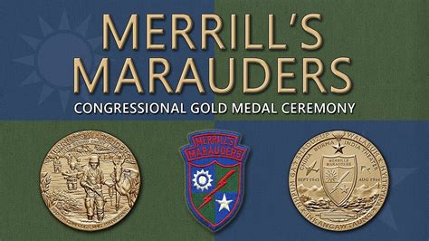 Merrill's Marauders Congressional Gold Medal Ceremony - YouTube