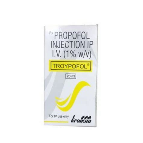 Propofol Injection Ip, 20ml at Rs 80/vial in Surat | ID: 2849356946373