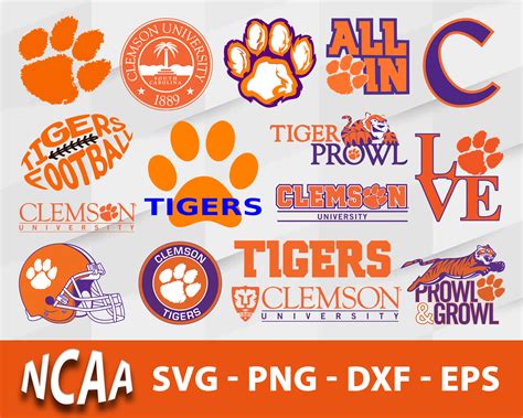 Clemson Tigers Svg Bundle, Clemson Tigers Svg, Sport Svg, Nc | Inspire ...