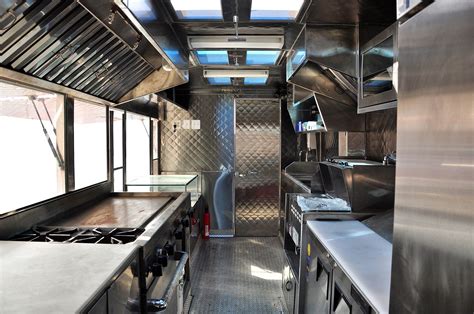 The inside of food trucks do not decor, but they should be kept clean ...