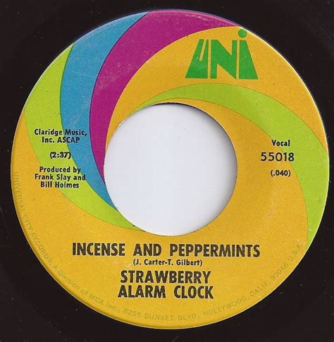 Incense And Peppermints / Strawberry Alarm Clock / #1 on Billboard ...