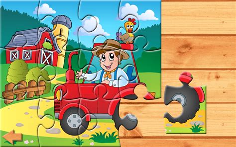 20 Fun Puzzle Games for Kids in HD: Barnyard Jigsaw Learning Game for ...