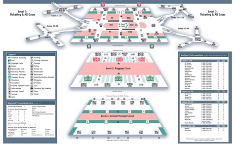 Mco Terminal Map Orlando Airport Terminal Map Florida