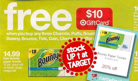 New High-Value Bounty Coupons + Up to a Triple Stack at Target for Big ...