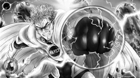 Download Blast's Power - One-Punch Man HD Wallpaper by MasArt