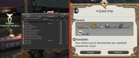 FFXIV Retainer Ventures - Late to the Party Finder