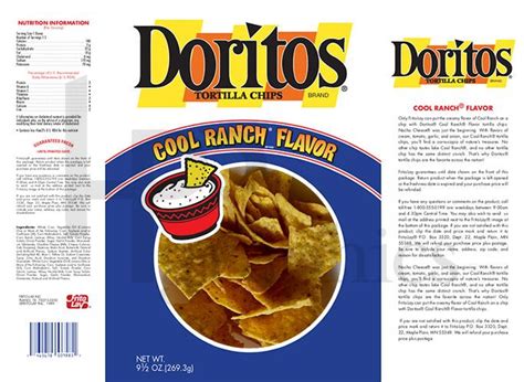 Old Doritos Cool Ranch Bag