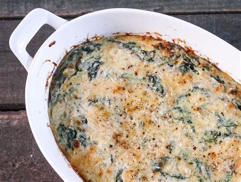 "Creamed" Spinach Casserole - Cooking Goals